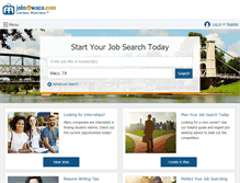 Tablet Screenshot of jobsinwaco.com